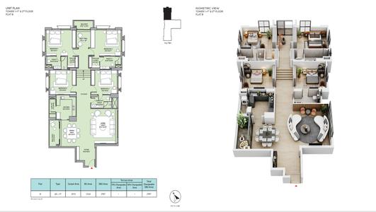 Town Square Tower PHASE I & II Unit Plan Tower 1- Floor 1st and 2nd