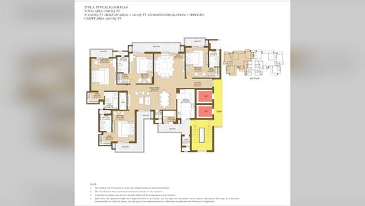 ATS Picturesque Reprieves TYPE- A,TYPICAL FLOOR PLAN